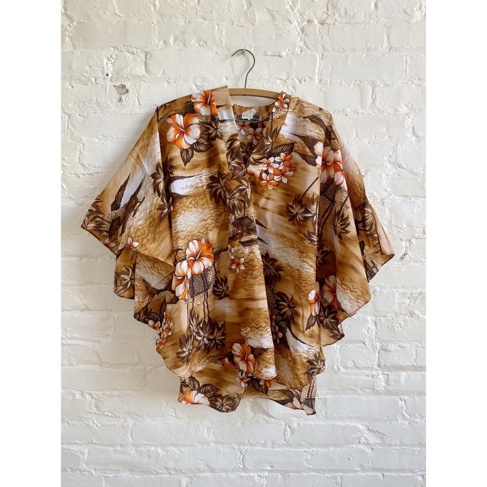 Vintage 1970s Hawaiian Top
